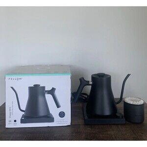 Fellow Stagg EKG 0.9L Electric Kettle Matte Black Open Box + Stagg Dripper